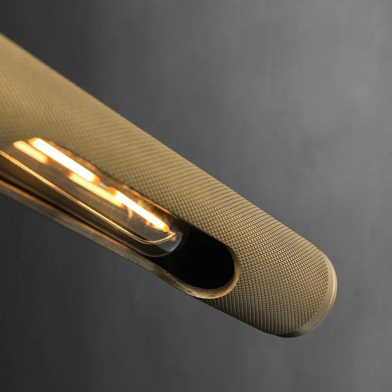 Afralia™ Modern Bronze Black Brass Wall Lamp Home Decor Bedside Lighting