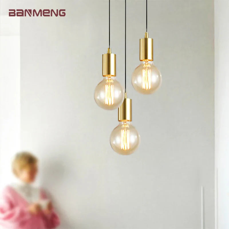 Afralia™ Gold Modern Chandeliers E27 LED Lights for Home Decoration