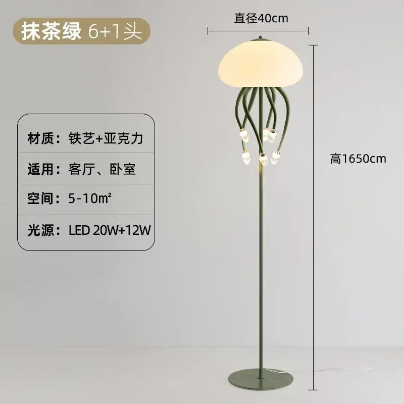 Afralia™ Kawaii LED Jellyfish Lamp Art for Bedroom Decor & Lighting