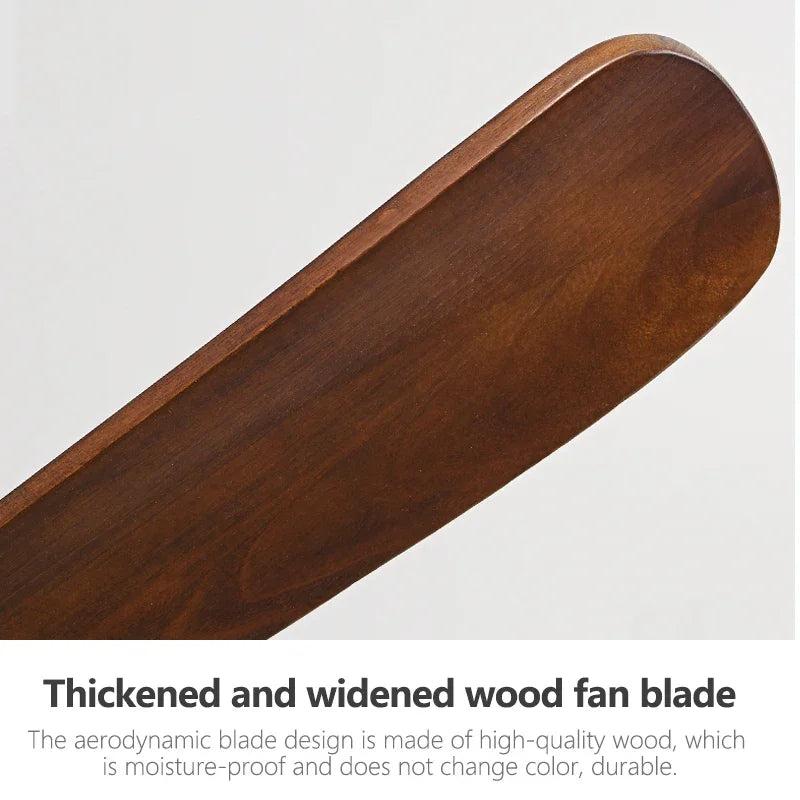 Afralia™ 70" Wooden Ceiling Fan with Light Dual-Function Motor for All Seasons