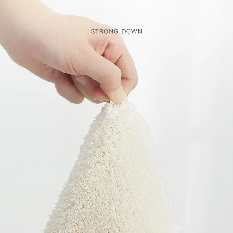 Afralia™ Cozy Faux Lamb Wool Bedside Rug for Bedroom Decor Anti-Slip Soft Living Room Carpet