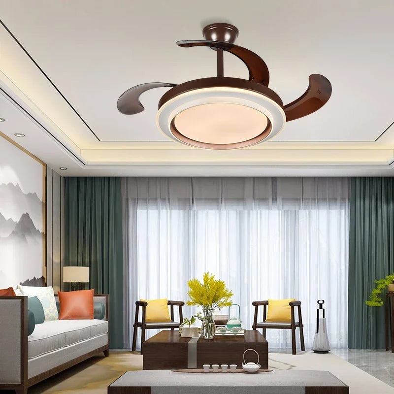 Afralia™ 42" Ceiling Fan with LED Lights and Remote Control