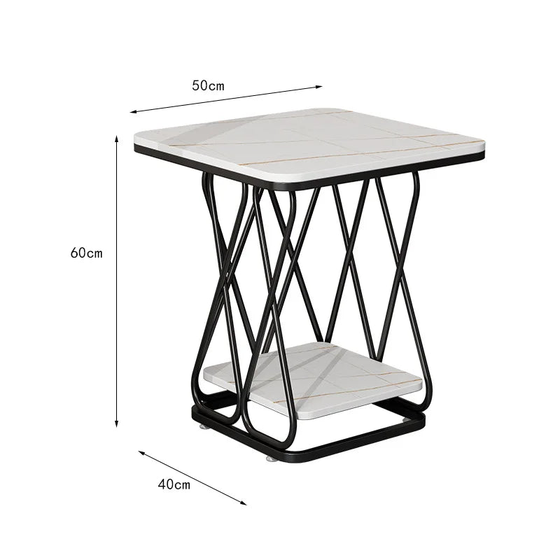 Afralia™ Modern Nordic Marble Coffee Table Luxury Living Room Furniture