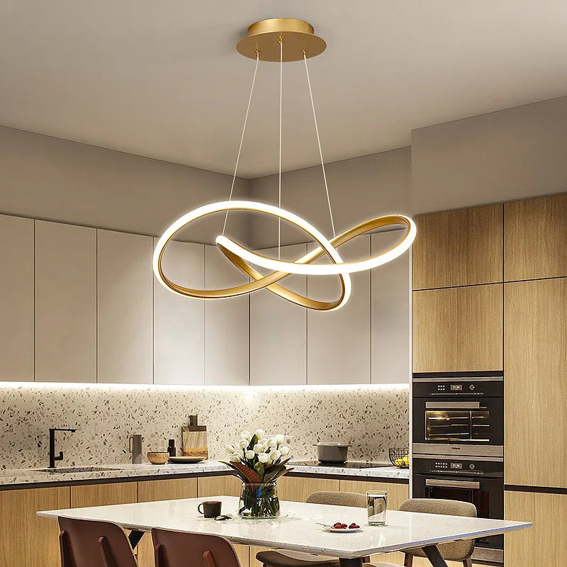 Afralia™ Modern Nordic LED Pendant Chandelier for Restaurant Bar Living Room