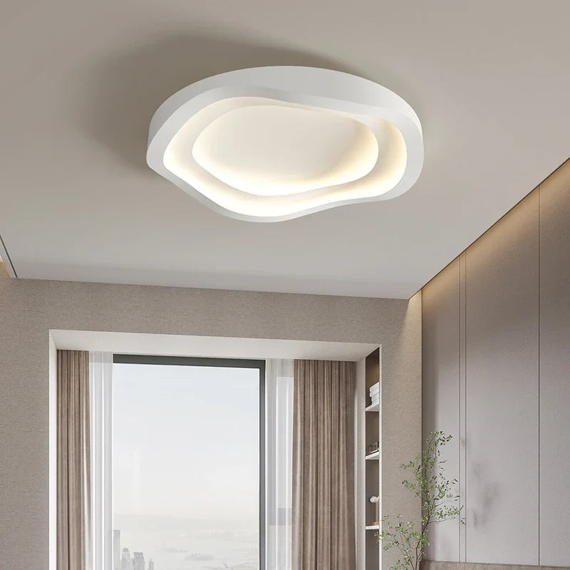 Afralia™ Modern LED Chandelier Ceiling Lamp for Bedroom, Living & Dining Room Lighting