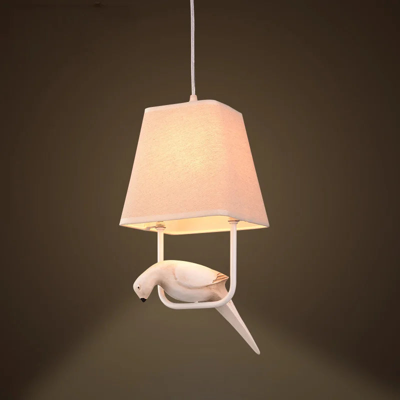 Afralia™ Nordic Bird Chandelier: Industrial Style Pendant Lamp for Bar, Bedroom, and Kids Room