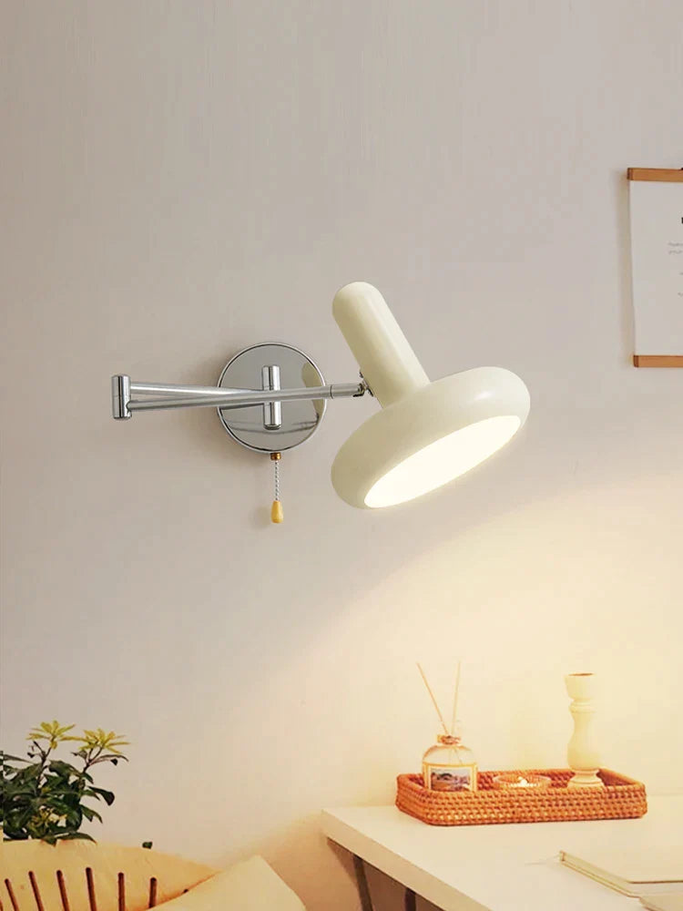 Afralia™ Rocker Wall Lamp: Creative Retractable Study Reading Light