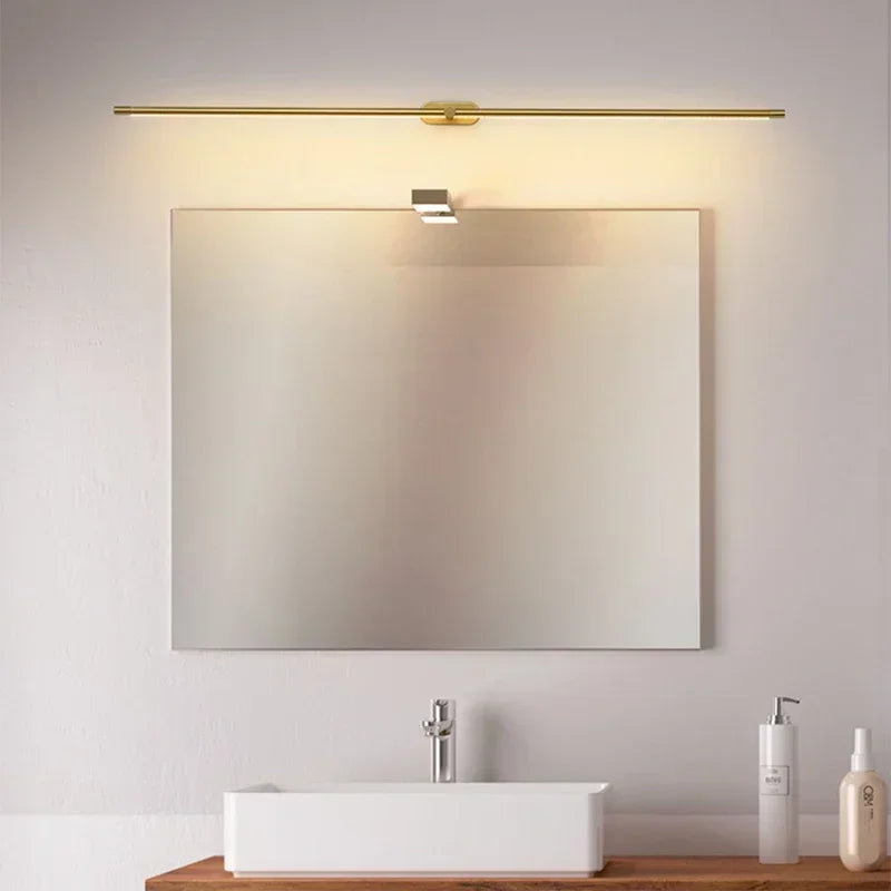 Afralia™ Slim Wall Sconce Lamps: Bathroom Bedroom Bedside Ceiling Light for Corridor