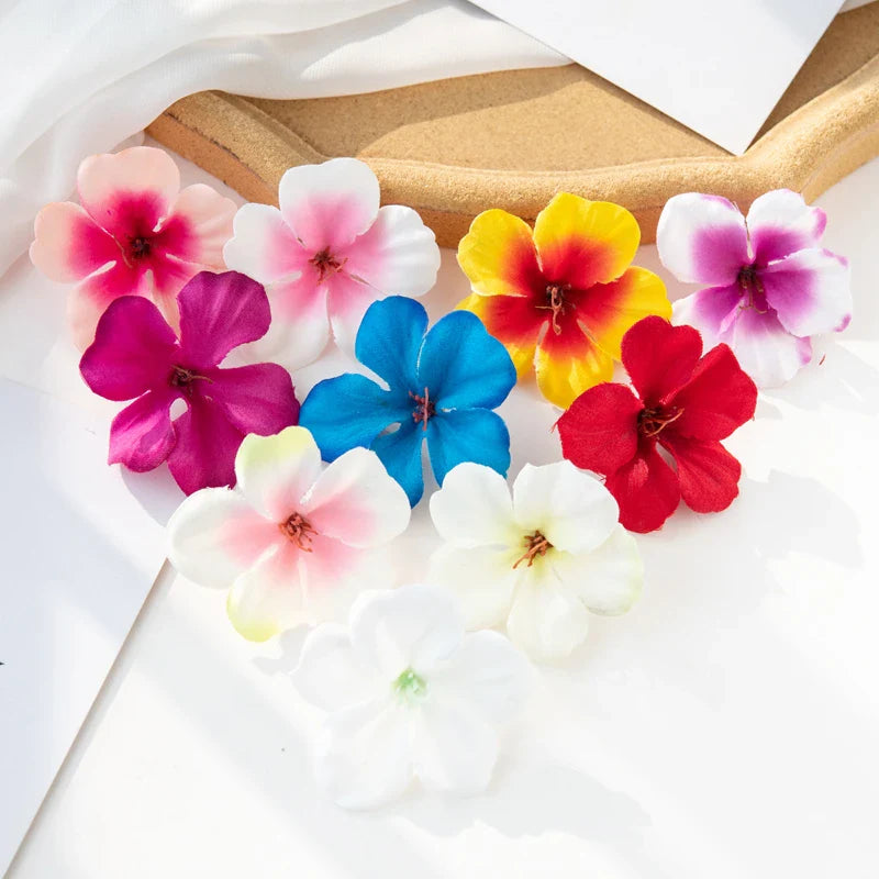 Silk Cherry Blossom Heads | Home Wedding Decor Fake Flowers by Afralia™