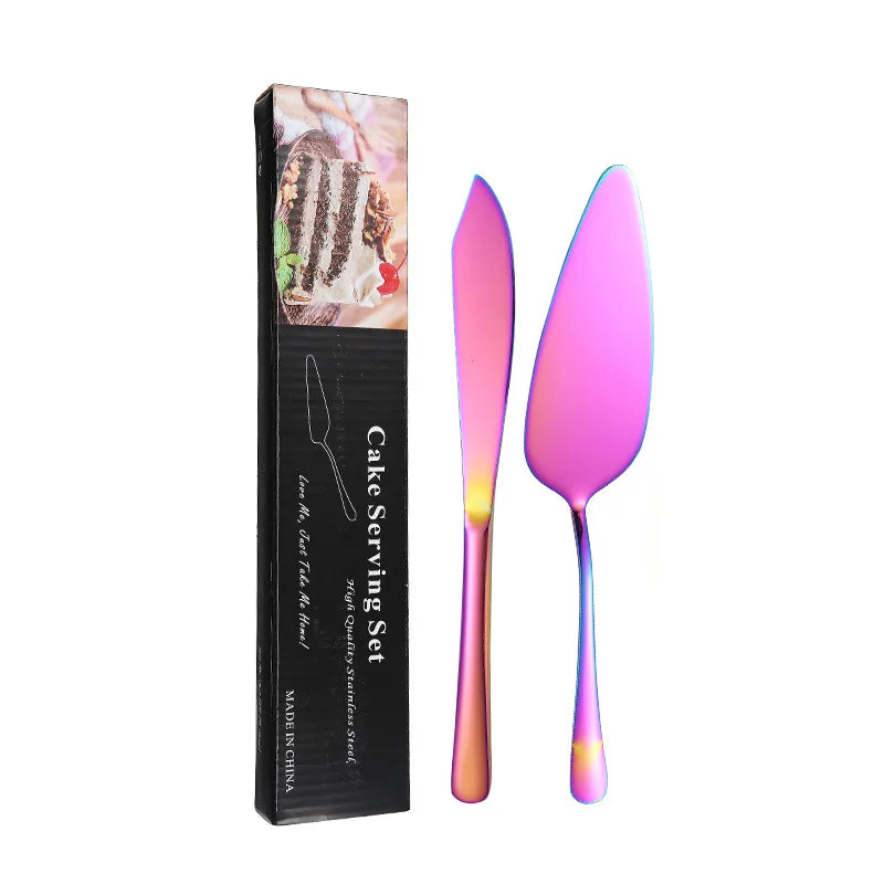 Afralia™ Stainless Steel Cake Shovel Set for Baking and Serving