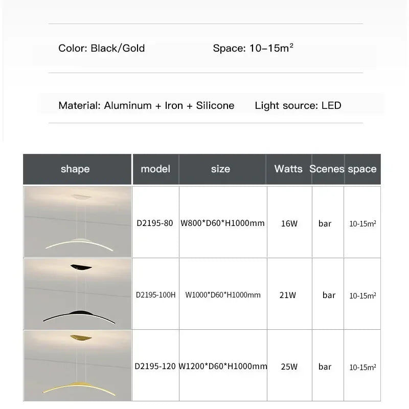 Afralia™ Modern Nordic LED Chandelier for Dining Table and Home Decor