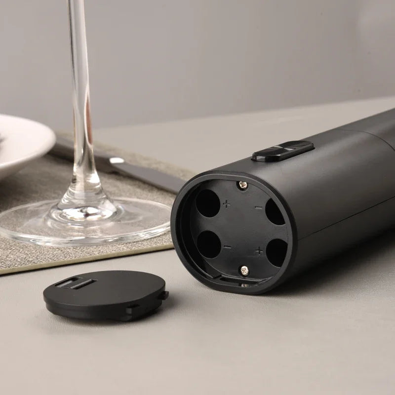 Afralia™ Automatic Electric Wine Opener Kit with Foil Cutter, Kitchen Accessories