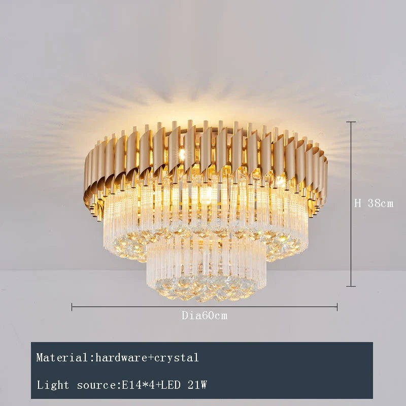 Afralia™ Luxury Nordic LED Rectangular Ceiling Light for Living Room