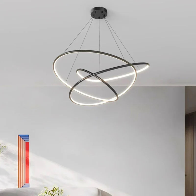 Afralia™ Nordic LED Pendant Chandelier for Stylish Indoor Lighting