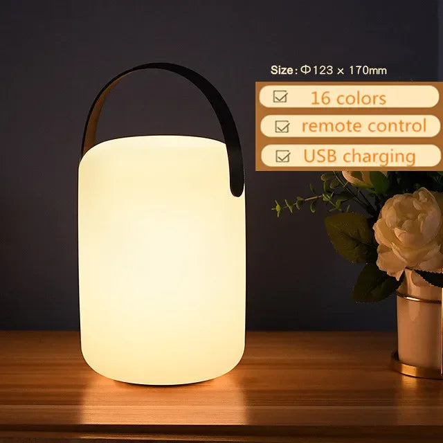 Afralia™ LED Night Light: Portable & Rechargeable for Home, Camping, and Outdoors