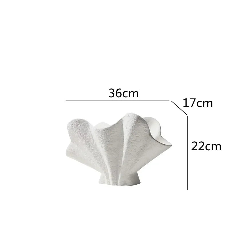 Afralia™ Wide Mouth Ceramic Vase for Stylish Flower Arrangements