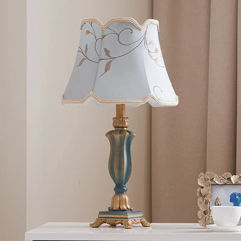 Afralia™ Country Pastoral Desk Lamp Retro Style for Bedroom and Living Room Decor.