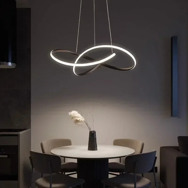 Afralia™ Modern Minimalist Ring LED Pendant Lights for Home Decor Lighting