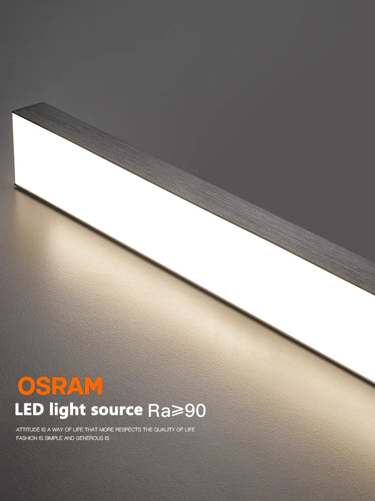 Afralia™ Modern Minimalist Nordic Chandelier Strip Lamps for Dining Room, Bar Table, and More