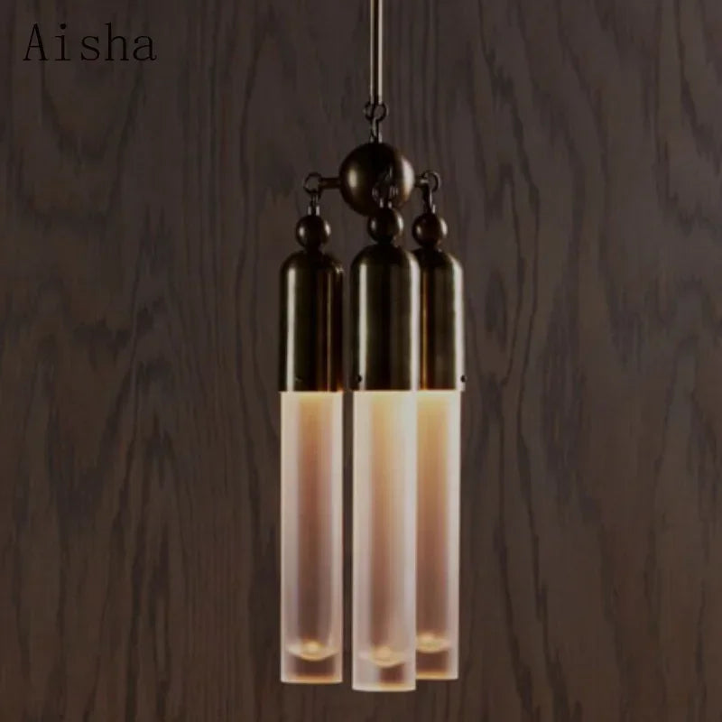 Afralia™ Industrial Retro Pendant Lamp for Bedroom Living Room Corridor