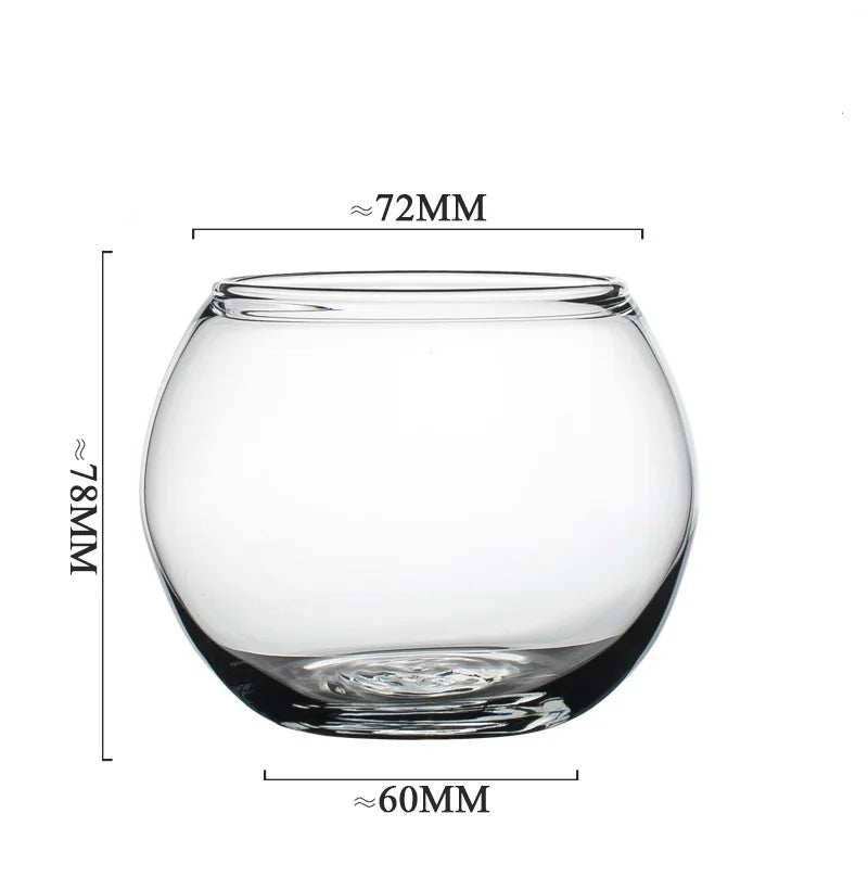 Afralia™ 400ml Transparent Glass Coffee Mug for Home Bar Party Cocktails