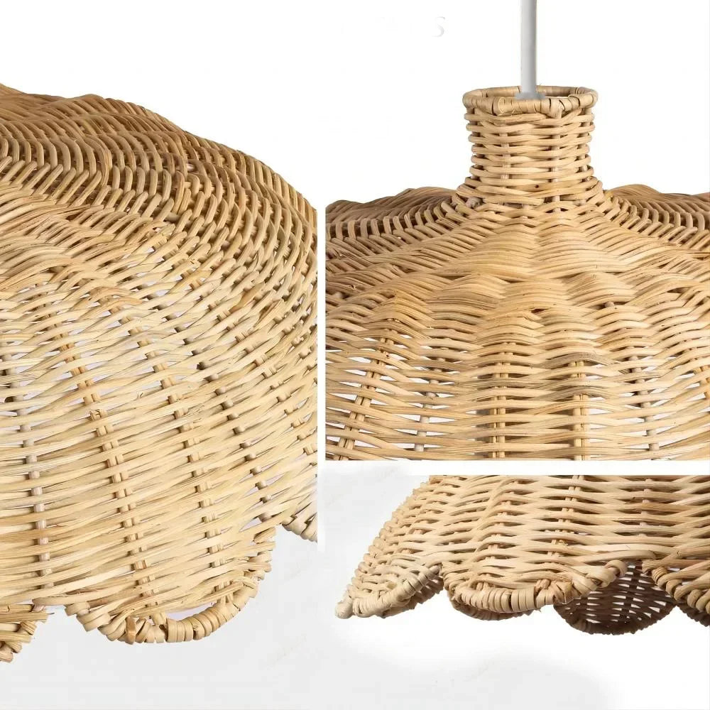 Afralia™ Handmade Rattan Pendant Lamps - Chinese Style Lighting for Home, Restaurant & Coffee Shop
