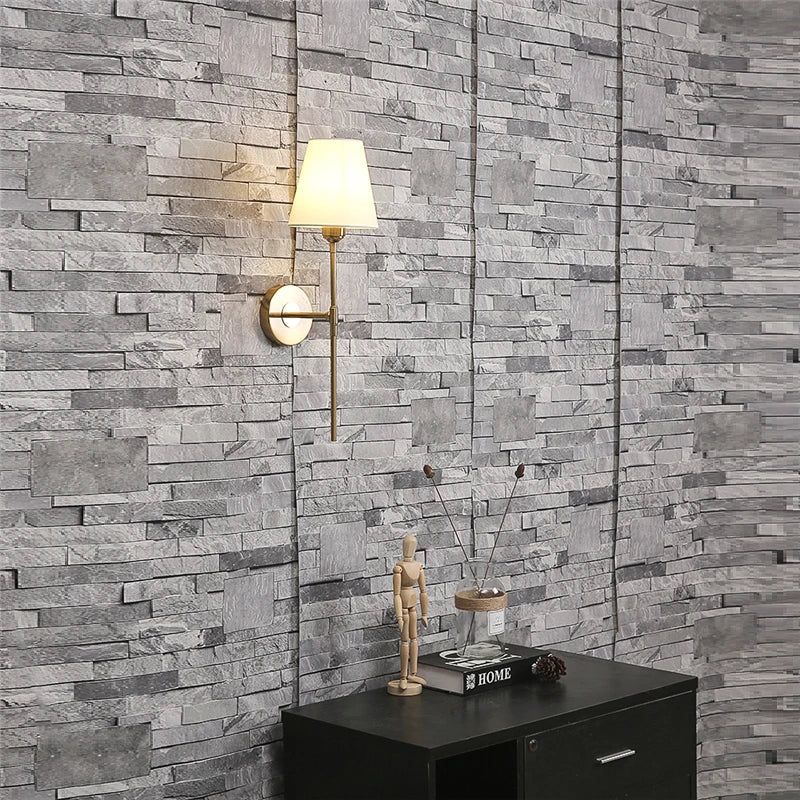 Afralia™ Flared White Wall Sconce Lamp for Bedroom, Bathroom & Mirror Lighting