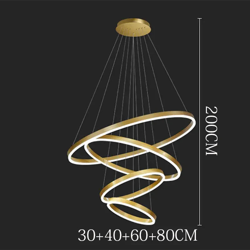 Afralia™ Modern LED Pendant Light for Living Room Dining Room Chandeliers Indoor Lighting