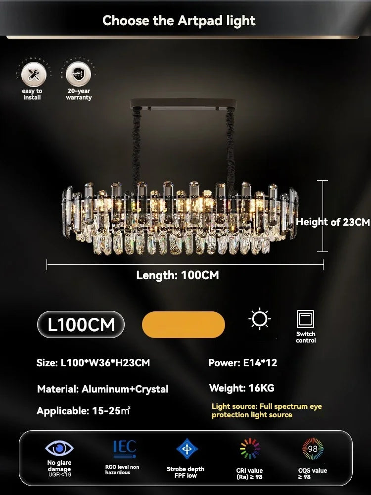 Afralia™ Gold Crystal Ceiling Chandelier: Luxury Modern LED Pendant for Home Décor