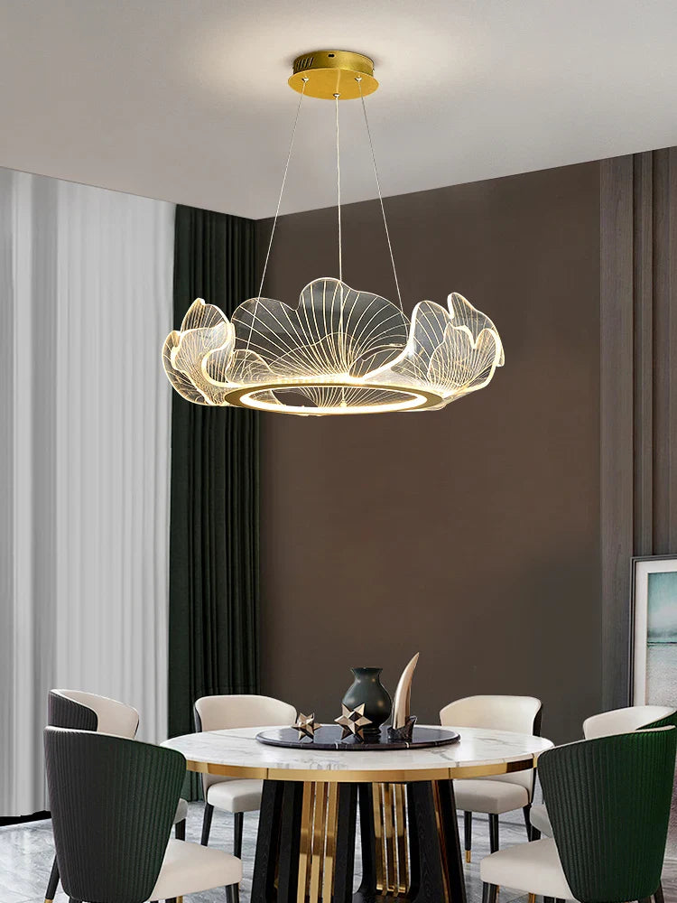 Afralia™ Modern Nordic Pendant Chandelier Ceiling LED Lamp for Home Decor Lighting