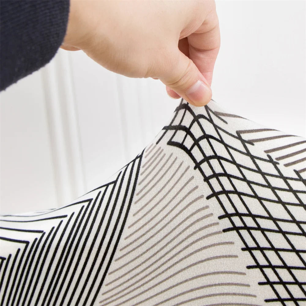 Afralia™ Printed Tub Chair Cover - Armchair Slipcover for Club Sofa