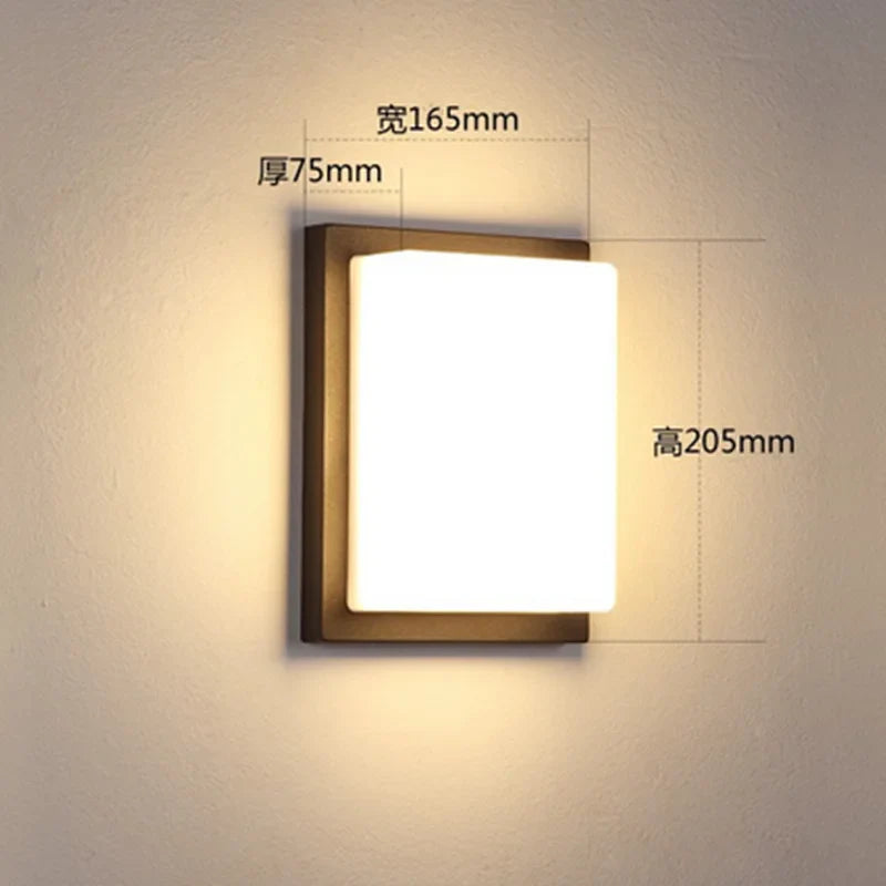 Afralia™ Outdoor Wall Light: Ultra-Bright LED, Waterproof Design for Porch, Balcony, Patio