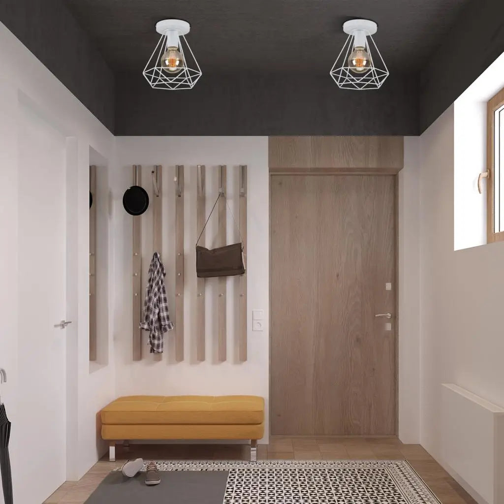 Afralia™ Industrial Vintage Ceiling Light for Living Room Kitchen Restaurant