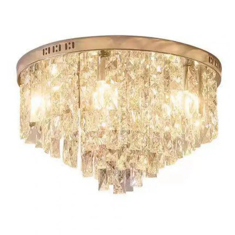 Afralia™ Modern Crystal LED Ceiling Chandelier Lighting Fixture