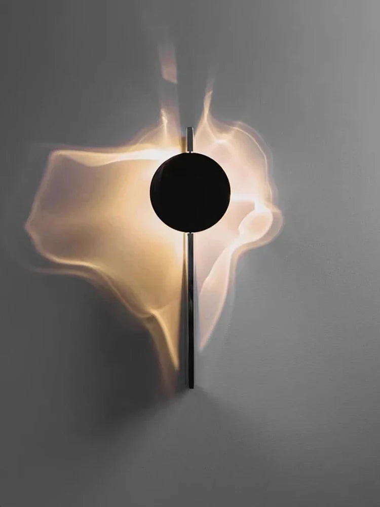 Afralia™ Rotatable Stainless Steel Art Wall Lamp for Bedroom Living Room