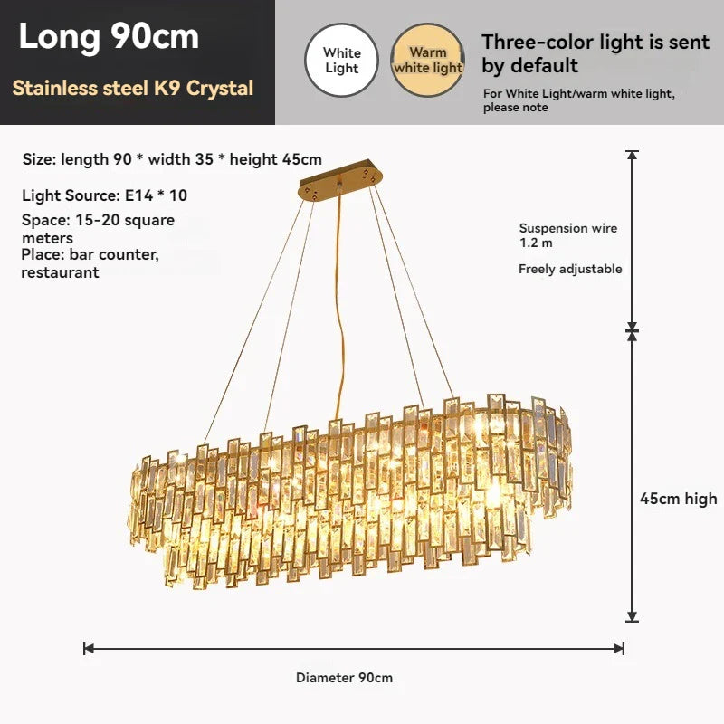 Afralia™ Golden Branch Crystal Chandelier for Bedroom & Living Room