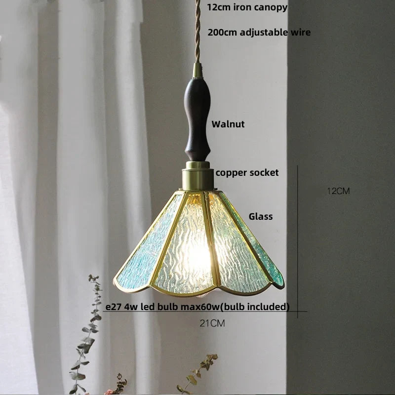 Afralia™ Glass LED Pendant Lights Modern Nordic Bar Dining Room Cafe Hanging Lamp