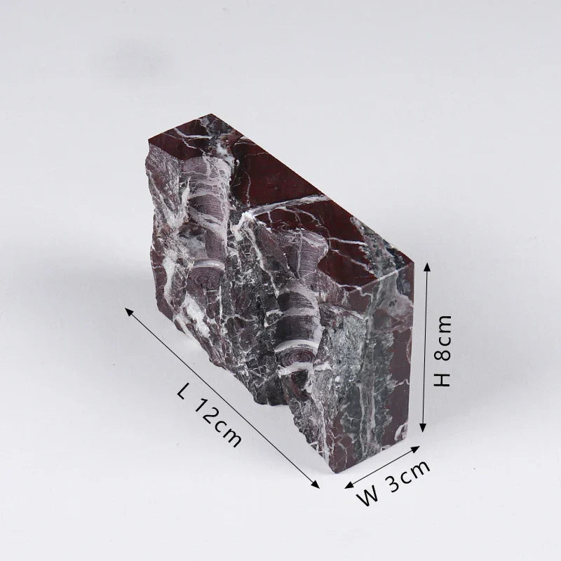 Afralia™ Marble Stone Candle Holder Set - Vintage Travertine Candlesticks for Home Decor