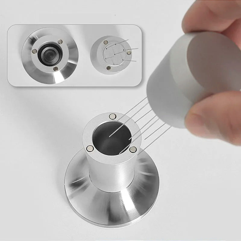 Afralia™ Coffee Distributor & Tamper Set with Magnetic Stirrer and WDT Tool