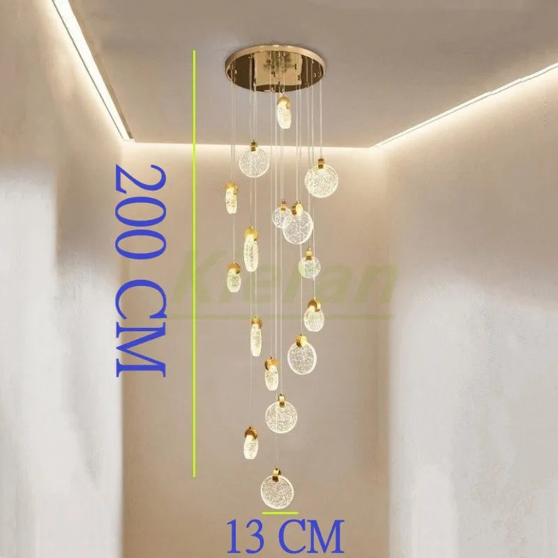 Afralia™ Crystal LED Chandelier: Modern 5head Highlight for Bedroom, Bar, Study Room Decor