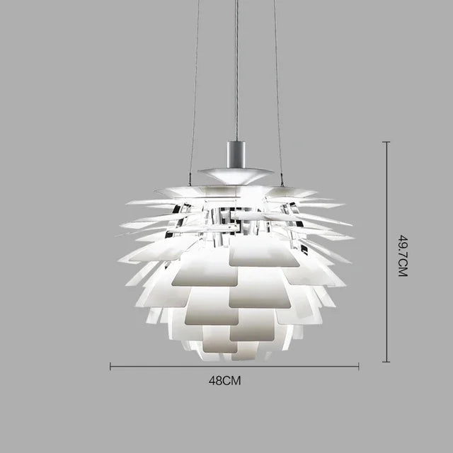 Afralia™ Pinecone LED Pendant Light for Contemporary Décor in Living Room, Bedroom & Cafe