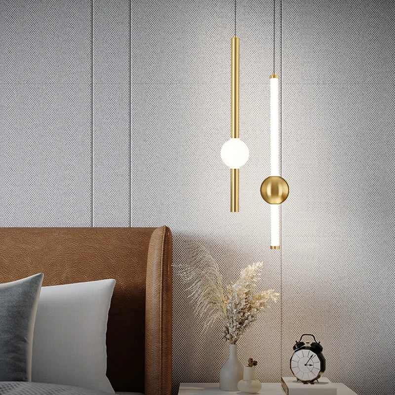 Afralia™ Modern Bedroom Hanging Chandelier for Home Decoration and Kitchen Island Lighting