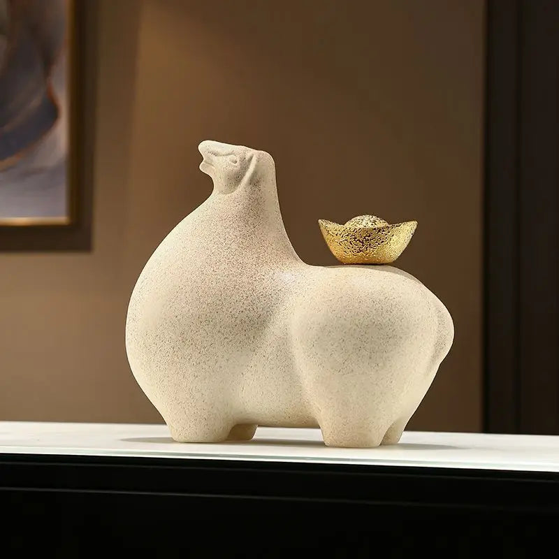 Afralia™ Horse Sculpture Figurine for Home Decor & Tabletop Ornament