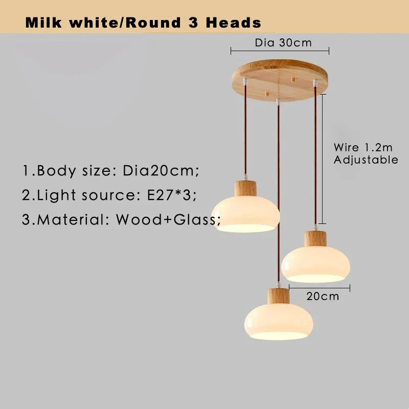 Afralia™ Orange Glass LED Pendant Light Fixture for Home Indoor Living Spaces