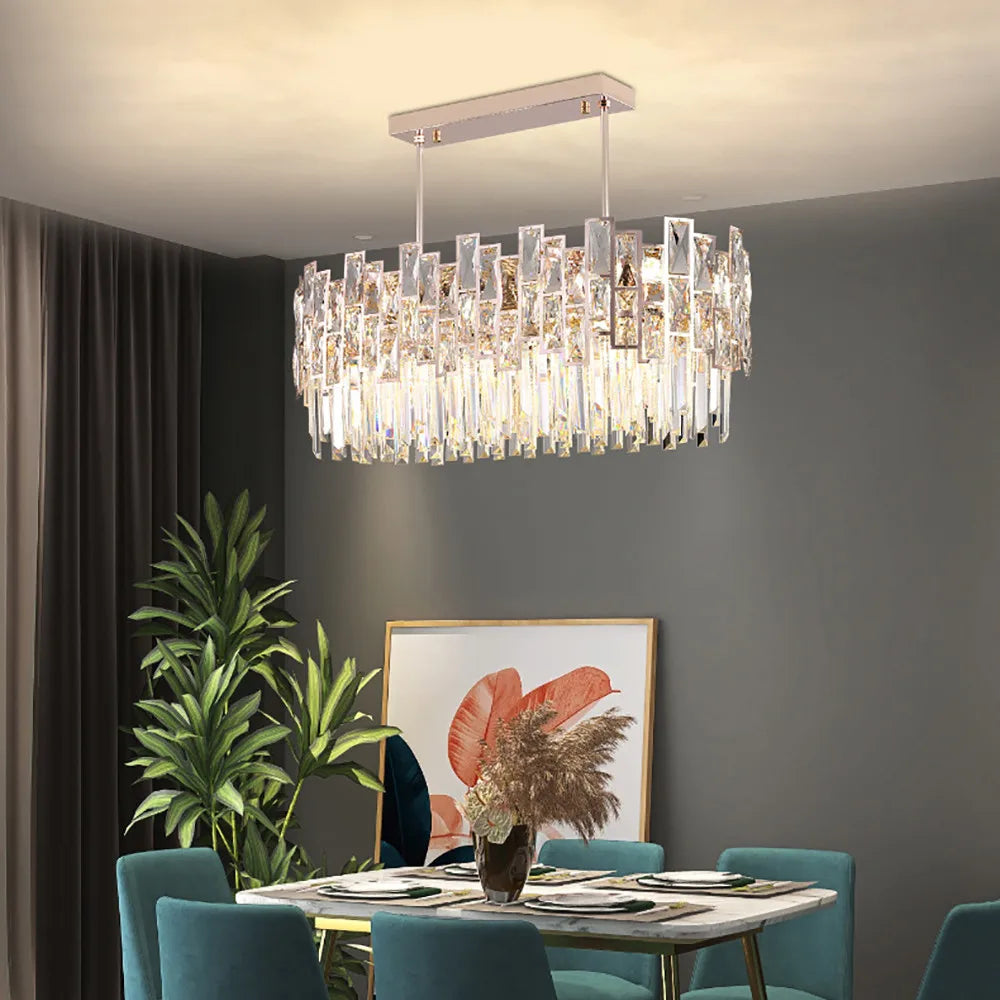 Afralia™ Modern Crystal Chandelier for High-End Living Room Decor Lighting