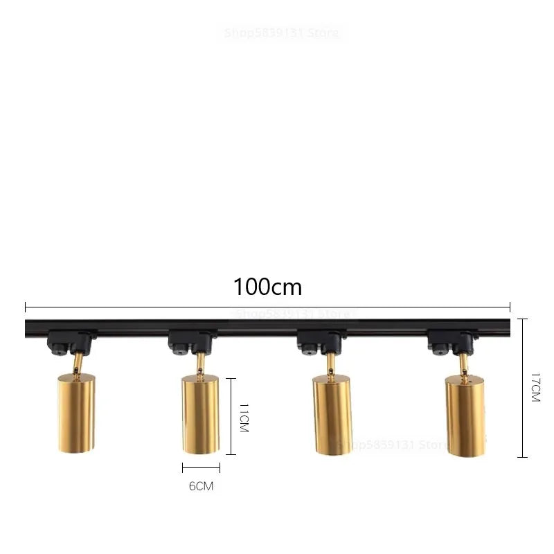 Afralia™ Modern Metal Track Lighting for Kitchen & Living Room