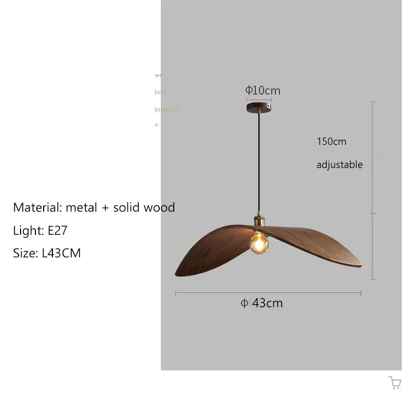 Afralia™ Wood Art LED Chandelier for Dining Room & Bar Decor