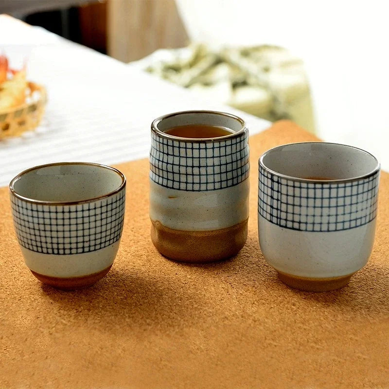 Afralia™ Japanese Porcelain Coffee Tea Ceramic Cup Mug Drinkware Pottery Water Wine