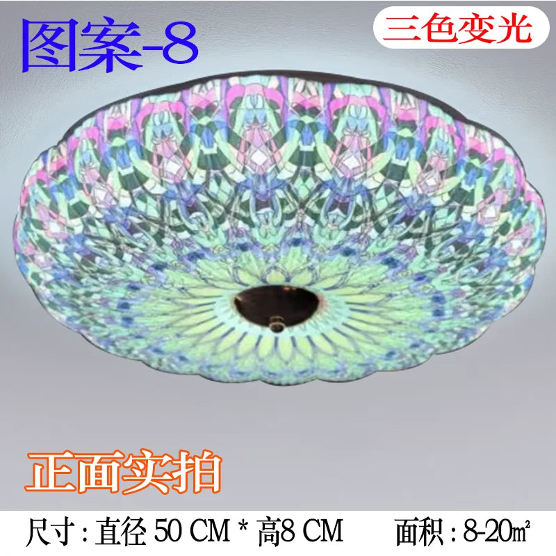 Afralia™ Energy-Efficient Bohemian LED Ceiling Lights for Bedroom - Bedazzling Eye Care