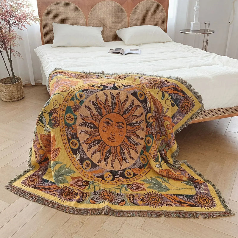 Afralia™ Bohemian Camping Blanket - Multi-Functional Outdoor Essential